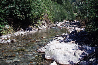 Drift water in the lower section