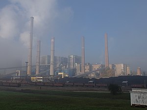 Tuzla Thermal Power Plant in Bosnia and Herzegovina Tuzla (Kraftwerk).jpg