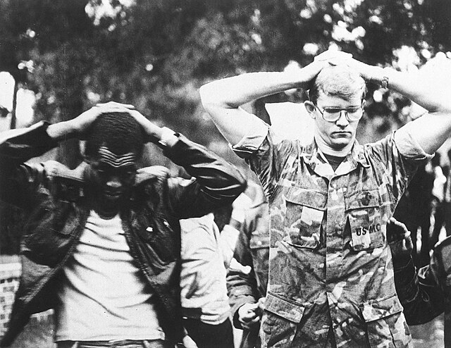 Two American hostages during the siege of the U.S. Embassy.