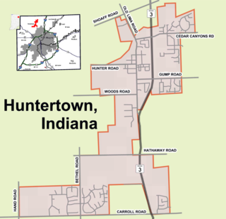 <span class="mw-page-title-main">Huntertown, Indiana</span> Town in the Midwestern United States