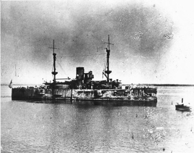 Texas in Cuban waters, May–July 1898