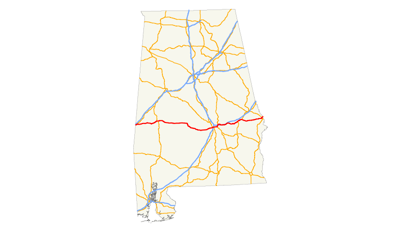 File:US 80 (AL) map.svg