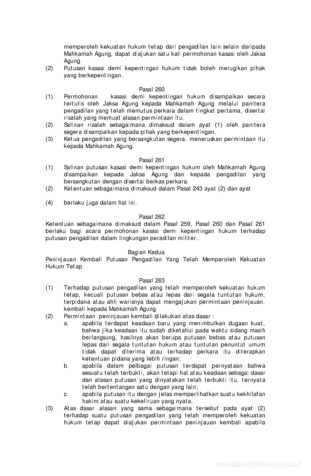 Dasar hukum mahkamah agung