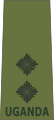 Teniente (Fuerzas Terrestres de Uganda)[82]