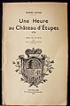 Une heure au château d’Étupes, Druck von 1935