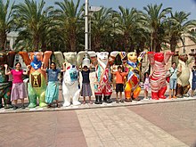 United Buddy Bears, Exhibition Jerusalem 2007 United Buddy Bears on Safra Square.jpg