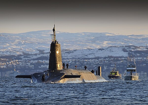 HMS Vanguard at Faslane, 2010