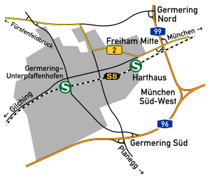 Germering: Geographie, Geschichte, Politik