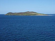 View of Gruinard Island, sitting in Gruinard Bay