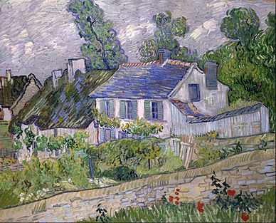 Vincent van Gogh – Domy w Auvers – Google Art Project.jpg