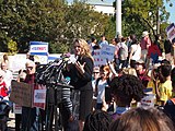 speaking at the Gerrymandering Rally at the Supreme Court