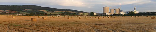 Die Zuckerfabrik, Blick aus Richtung Niedermöllrich