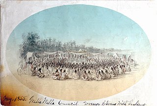 <span class="mw-page-title-main">Walla Walla Council (1855)</span> 1855 meeting between the United States and Native Americans