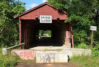 Waterford Covered Bridge Bridge in Pennsylvania, United States