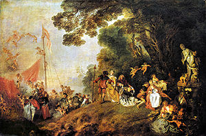 Inscheping voor Kythira (Jean-Antoine Watteau)