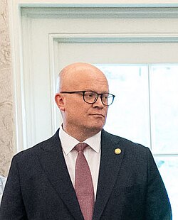 Hautala Valkoisessa talossa syyskuussa 2020.