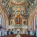 * Nomination Organ loft in the church St.Mauritius in Wiesentheid --Ermell 07:39, 15 September 2021 (UTC) * Promotion  Support Good quality. --Steindy 08:23, 15 September 2021 (UTC)