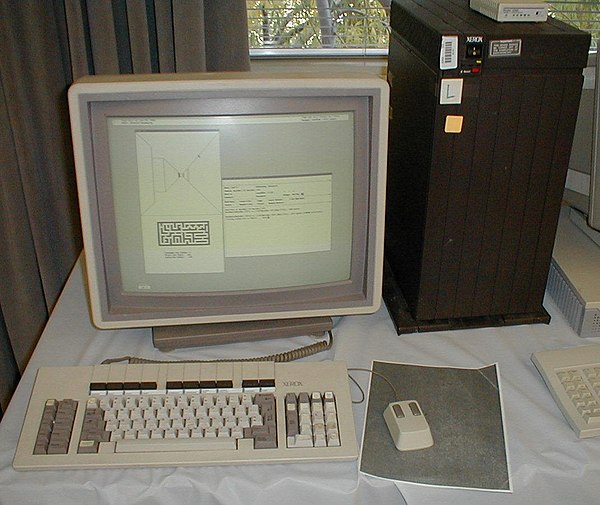 Early Xerox workstation