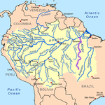 Karta över Xinguflodens läge.