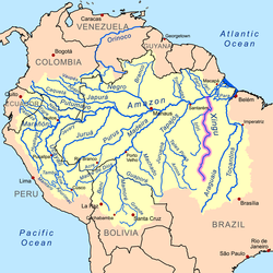 Xingu korostettuna kartalla