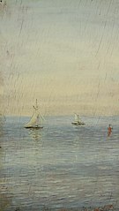 Sailboats at Sea
