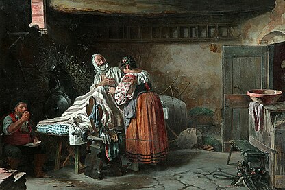 Дон Кихот после сражения с мельницами. 1888