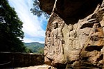 Thumbnail for Rock-carved triad buddha in Seosan