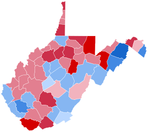 1904 Presidential Election in West Virginia.svg