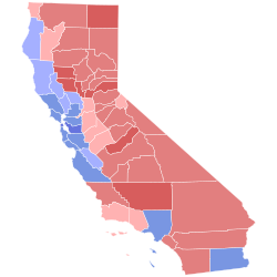 2002 California gubernatorial election results map by county.svg