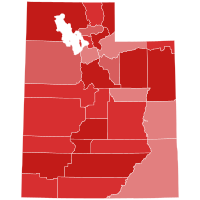 2004 United States Senate election in Utah results map by county.svg