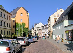 20060925060DR Olbernhau Grünthaler Straße in Höhe Alte Schule