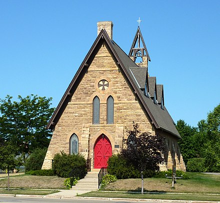 The Church of the Holy Communion is one of several St. Peter structures on the National Register of Historic Places.