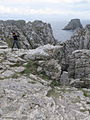 Les falaises de la Pointe de Pen-Hir et, à l'arrière-plan, l'un des Tas de Pois 2