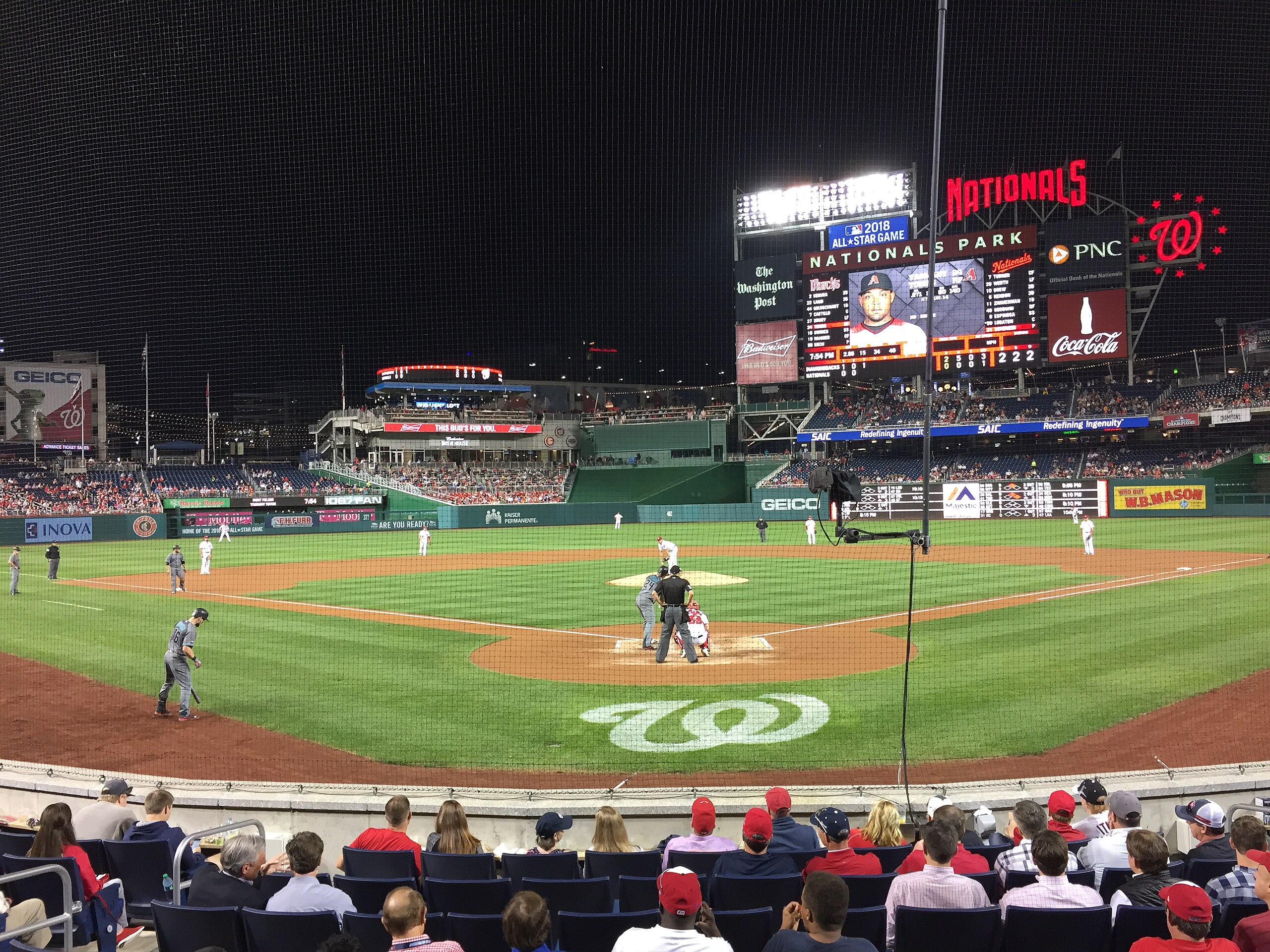 baseball field home plate view