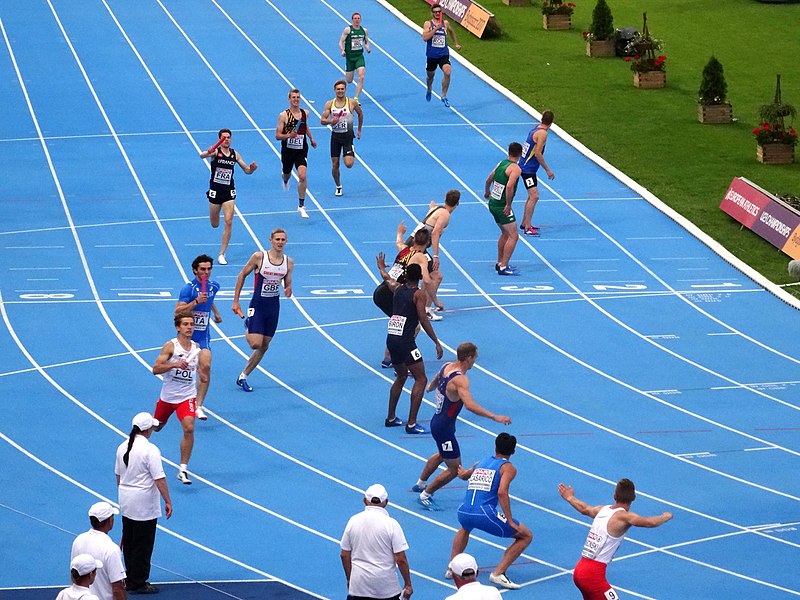 File:2017 European Athletics U23 Championships, 4x400m relay men final 6 16-07-2017.jpg