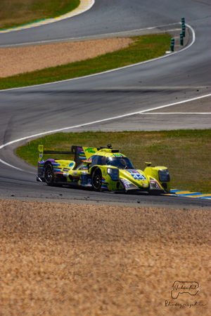 ARC Bratislava's Oreca 07 sporting an updated livery at the 2022 24 Hours of Le Mans, where they were leading LMP2 Pro-Am before a radiator failure.