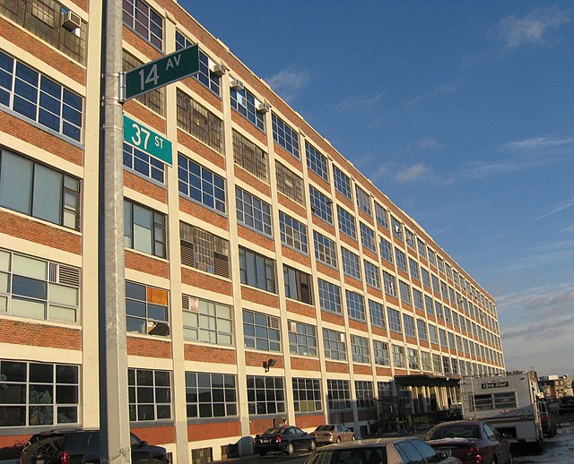 Former factory, redeveloped for offices