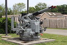 A twin Bofors 40 mm at Patriots Point