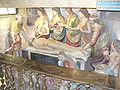 Krypta mir der Darstellung des Heiligen Grabes-Saint Thegonnec-Beinhaus(ossuaire-1676-1682-Baumeister Jean le Bescond)