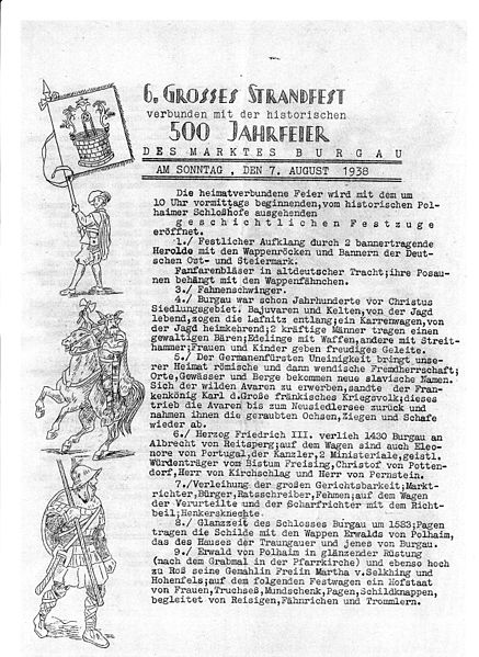 File:500 Jahre Burgau 1938 Strandfest Seite 1.jpg