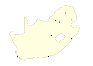 Mappa tal-Afrika t'Isfel