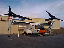 A V-22 at the American Helicopter Museum & Education Center