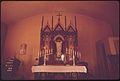 ALTAR OF ST. PIETRO'S LUTHERAN CHURCH AT GRYGLA. THE CHURCH IS 75 YEARS OLD - NARA - 554209.jpg