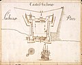 AMH-4700-NA Bird's eye view map of Victoria Castle at Ambon.jpg