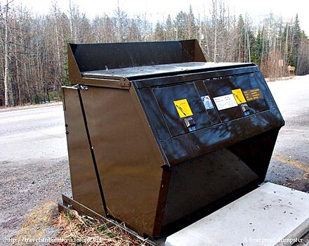 Bear-proof dumpster
