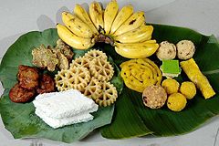 A food treats arrangement for Puthandu (Vaisakhi) Tamil Hindu New Year.jpg
