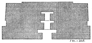 Tikál - Plan of Temple D