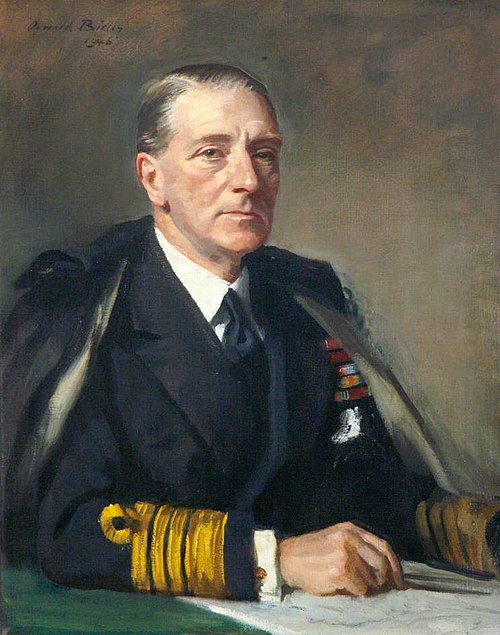 Sir Percy Noble in 1946, by Oswald Birley