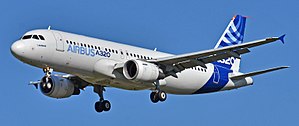 Airbus A320-200 w fabrycznych barwach Airbusa