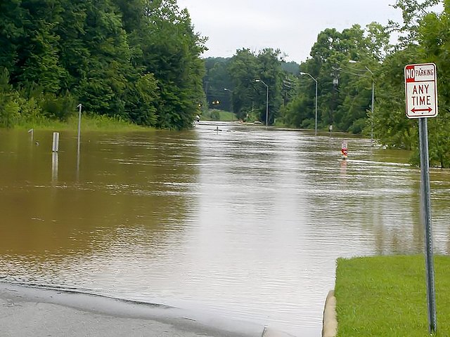 Flooding in North Carolina from Alberto